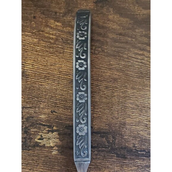 GOLD STANDARD Night Blossom 1 Piece Gravy Spoon 6 1/2” Stainless Steel - Picture 2 of 4